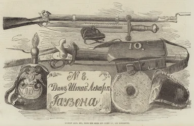 Russische Waffen usw., von der Alma und Inkerman und Bomarsund
